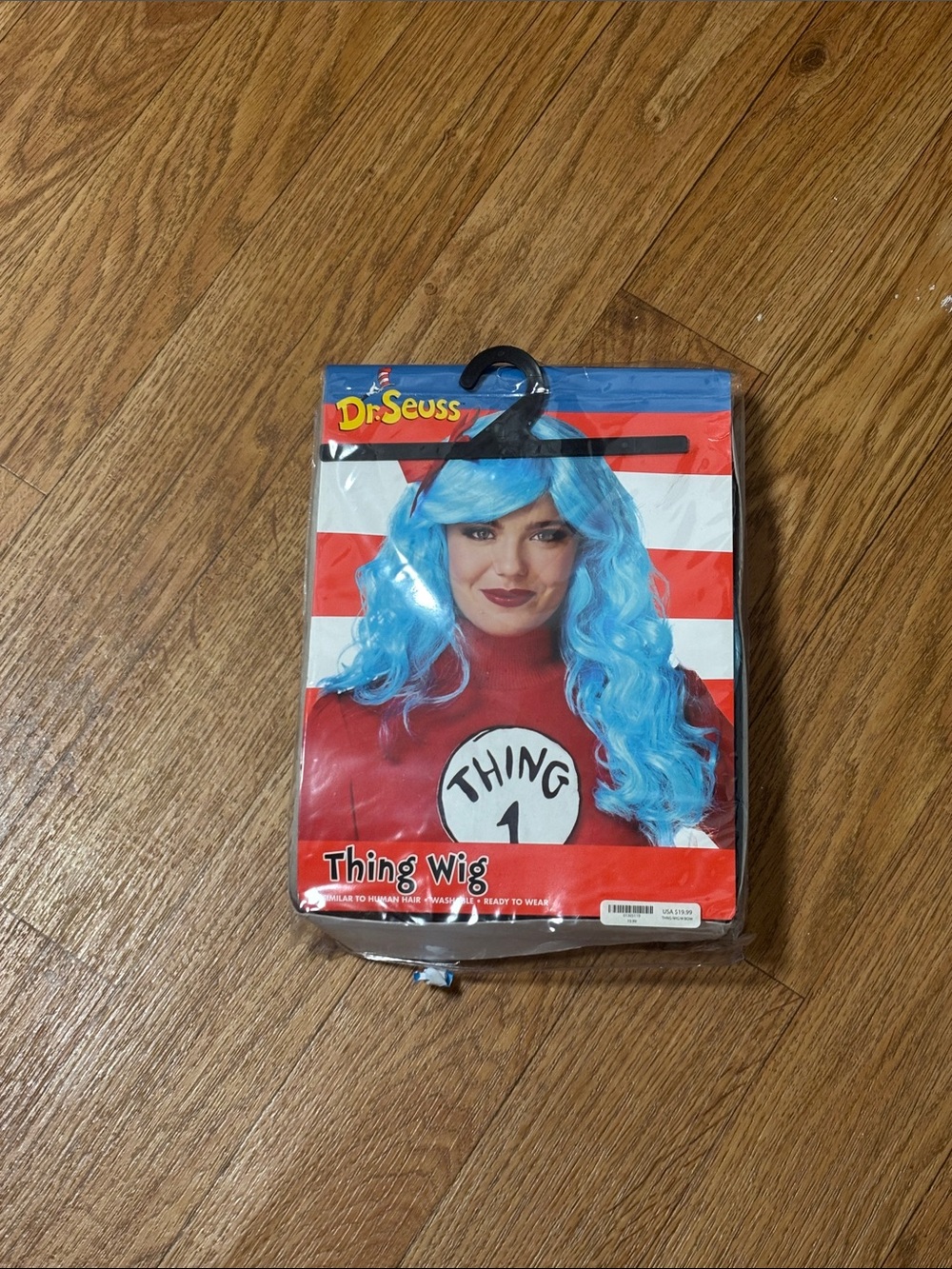 Dr. Seuss Light Blue Thing Wig for Kids